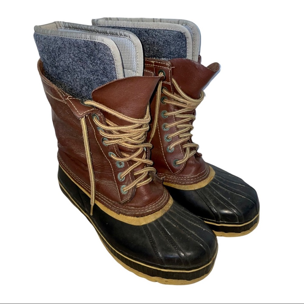 Rod & Gun Steel Shank Duck Bean Boots Fall Winter Inserts 8 Hunting Snow Cold